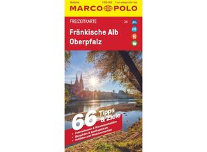 9783829743914 - MARCO POLO Freizeitkarte 34 Fränkische Alb Oberpfalz 1100000 Karte (im Sinne von Landkarte)