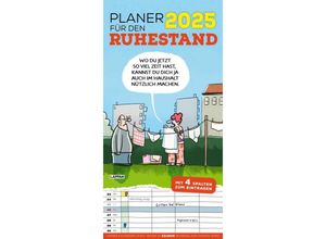 9783830321514 - Planer für den Ruhestand 2025 4 Spalten für jeden Monat