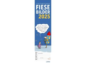 9783830321842 - Fiese Bilder Streifenkalender 2025 Monatskalender für die Wand