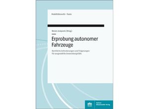 9783830550594 - Erprobung autonomer Fahrzeuge Kartoniert (TB)