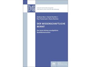 9783830555650 - Der Wissenschaftliche Beirat - Andreas Beer Daniel Hechler Peer Pasternack Rocio Ramirez Rodriguez Taschenbuch