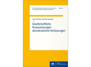 9783830555780 - Gesellschaftliche Voraussetzungen demokratischer Verfassungen Kartoniert (TB)