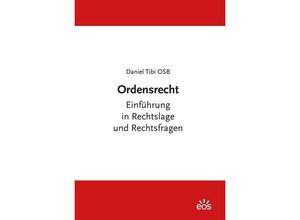 9783830682080 - Ordensrecht - Daniel Tibi Taschenbuch