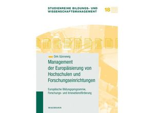 9783830935346 - Management der Europäisierung von Hochschulen und Forschungseinrichtungen - Dirk Günnewig Kartoniert (TB)