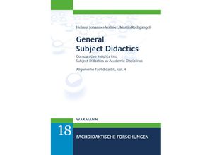 9783830948735 - General Subject Didactics - Helmut Johannes Vollmer Martin Rothgangel Kartoniert (TB)