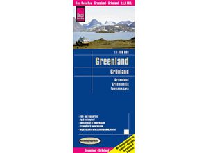 9783831774180 - Reise Know-How   Reise Know-How Landkarte Grönland   Greenland (11900000) - Reise Know-How Verlag Peter Rump Karte (im Sinne von Landkarte)