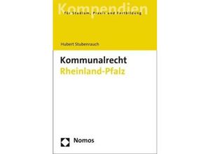 9783832902544 - Kommunalrecht Rheinland-Pfalz - Hubert Stubenrauch Alfons Gern Stubenrauch Kartoniert (TB)