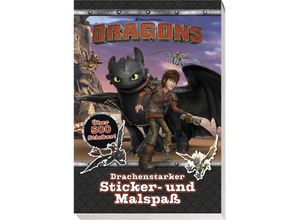 9783833243868 - Dragons Drachenstarker Sticker- und Malspaß - Panini Kartoniert (TB)