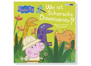 9783833244261 - Peppa Pig Wo ist Schorschs Dinosaurier? - Mein dinostarkes Klappenbuch - Panini Pappband