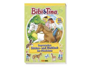 9783833244292 - Bibi & Tina Superstarker Sticker- und Malblock für Pferdefans - Panini Kartoniert (TB)