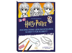 9783833244308 - Aus den Filmen zu Harry Potter Zeichne deine Lieblingsfiguren Schritt für Schritt - Isa Gouache Violet Tobacco Kartoniert (TB)