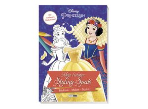 9783833244384 - Disney Prinzessin Mein liebster Styling-Spaß Stickern Malen Stylen - Walt Disney Panini Kartoniert (TB)