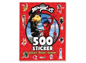 9783833244759 - Miraculous 500 Sticker - Stickern - Rätseln - Ausmalen - Panini Kartoniert (TB)