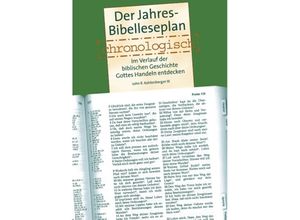 9783833410529 - Der Jahres Bibelleseplan chronologisch - John R Kohlenberger Kartoniert (TB)