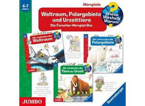 9783833735431 - Wieso? Weshalb? Warum? - Weltraum Polargebiete und Urzeittiere - Die Forscher-Hörspiel-Box3 Audio-CDs - (Hörbuch)