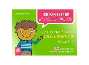 9783834644244 - Ich bin fertig! Was soll ich machen?   Eine Kartei für den DaZ-Unterricht - Klasse 2-4 - Anna Hoffacker Box