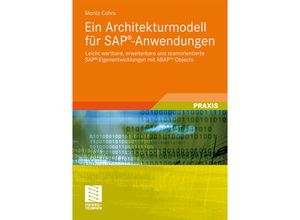 9783834816085 - Ein Architekturmodell für SAP-Anwendungen - Moritz Cohrs Kartoniert (TB)