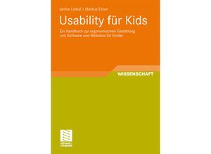 9783834816245 - Schriften zur Medienproduktion   Usability für Kids - Janine Liebal Markus Exner Kartoniert (TB)