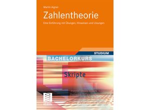 9783834818058 - Bachelorkurs Mathematik   Zahlentheorie - Martin Aigner Kartoniert (TB)