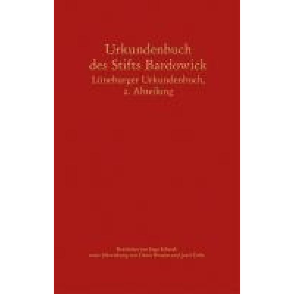 9783835337381 - Urkundenbuch des Stifts Bardowick