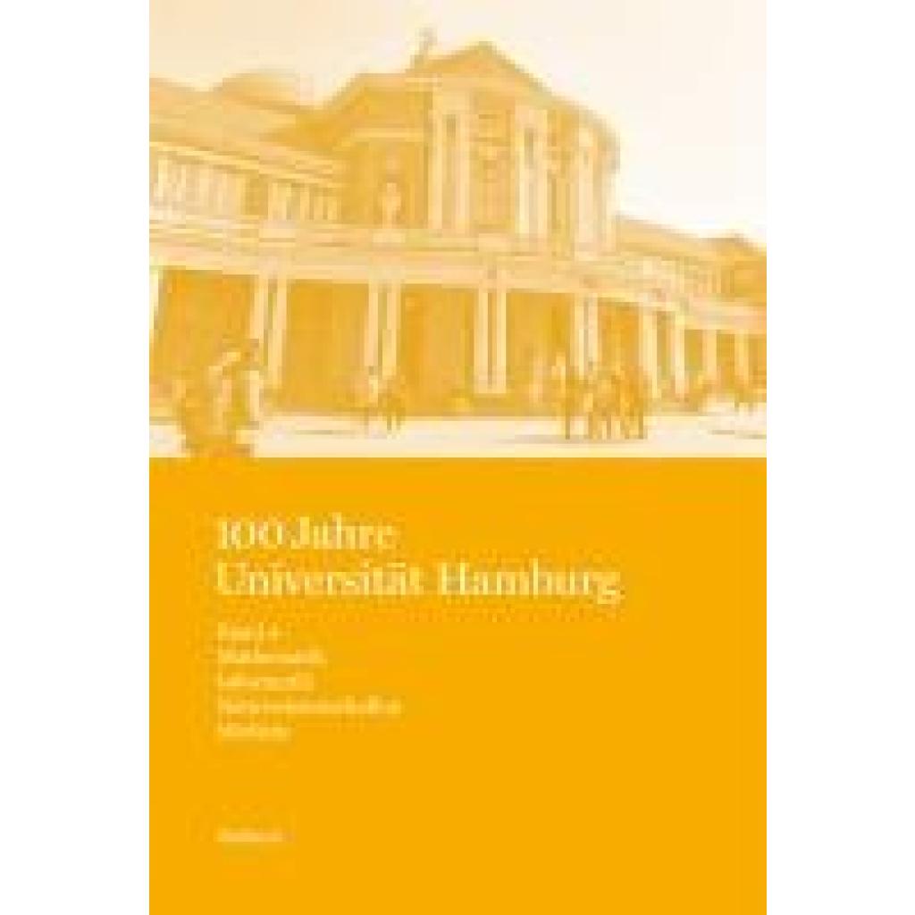 9783835352230 - 100 Jahre Universität Hamburg