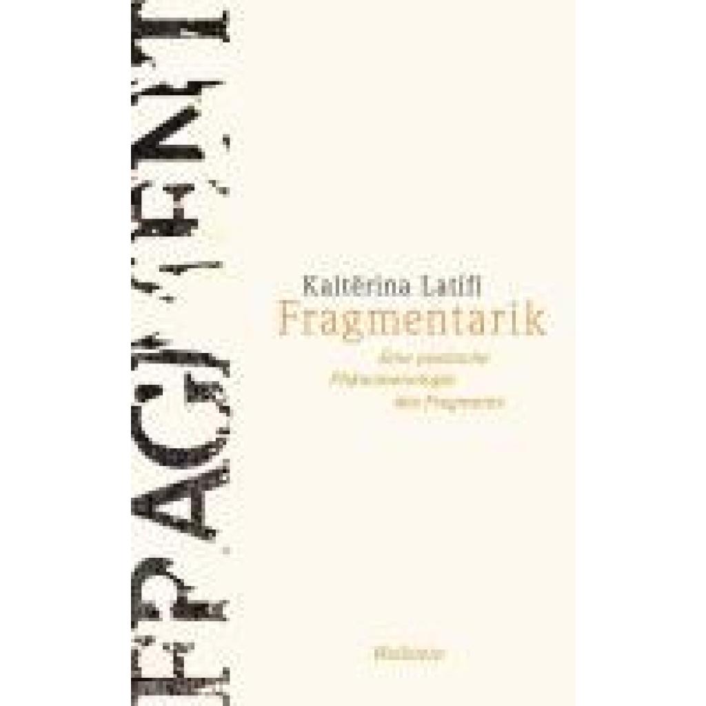 9783835355767 - Latifi Kaltërina Fragmentarik