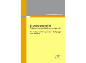 9783836687232 - Blutgruppendiät - Cornelia Boboschewski-Sos Kartoniert (TB)