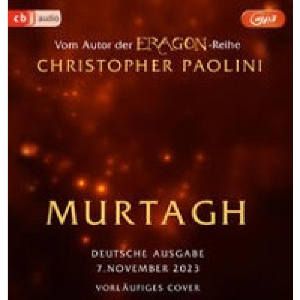 9783837166453 - Murtagh - Eine dunkle Bedrohung 4 Audio-CD 4 MP3 - Christopher Paolini (Hörbuch)