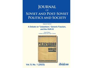 9783838217901 - Journal of Soviet and Post-Soviet Politics and Society Kartoniert (TB)