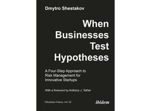 9783838218830 - When Businesses Test Hypotheses - Dmytro Shestakov Kartoniert (TB)