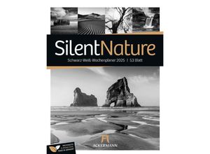 9783838435268 - Silent Nature - Schwarz-Weiß-Wochenplaner Kalender 2025