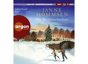 9783839820582 - Die Weihnachtsliste1 Audio-CD 1 MP3 - Janne Mommsen (Hörbuch)