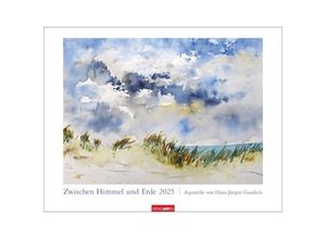 9783839901540 - Zwischen Himmel und Erde Kalender 2025 - Aquarelle von Hans-Jürgen Gaudeck