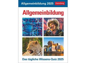 9783840033261 - Allgemeinbildung Tagesabreißkalender 2025 - Das tägliche Wissens-Quiz