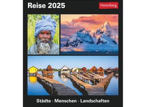 9783840033315 - Reise Tagesabreißkalender 2025 - Kulturkalender - Städte Menschen Landschaften