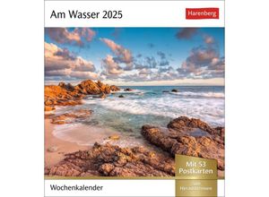 9783840033513 - Am Wasser Postkartenkalender 2025 - Wochenkalender mit 53 Postkarten