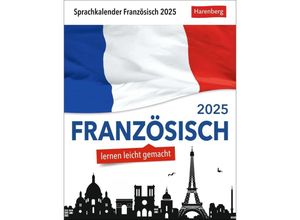 9783840033612 - Französisch Sprachkalender 2025 - Französisch lernen leicht gemacht - Tagesabreißkalender