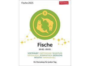 9783840033667 - Fische Sternzeichenkalender 2025 - Tagesabreißkalender - Ihr Horoskop für jeden Tag