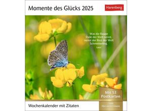 9783840033834 - Bildkalender 2756200 Momente des Glücks 1 Woche   1 Seite 16x175cm 2025 9783840033834 Harenberg