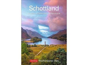 9783840034060 - Schottland Wochenplaner 2025 - 53 Blatt mit Zitaten und Wochenchronik