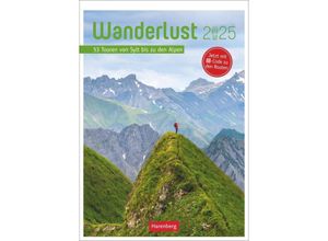 9783840034398 - Wanderlust Wochen-Kulturkalender 2025 - 53 Touren von Sylt bis zu den Alpen