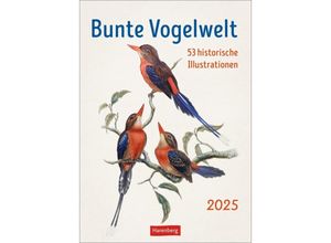 9783840034602 - Bunte Vogelwelt Wochenplaner 2025 - 53 historische Illustrationen