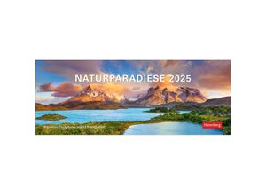 9783840034640 - Naturparadiese Premium-Tischplaner 2025 - Wochenkalender mit 53 Fotografien