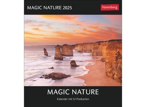 9783840035111 - Magic Nature Postkartenkalender Kalender 2025 - Kalender mit 53 Postkarten