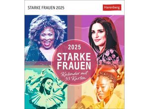 9783840035159 - Starke Frauen Postkartenkalender 2025 - Kalender mit 53 Karten