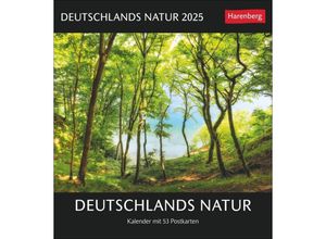 9783840035289 - Deutschlands Natur Postkartenkalender 2025 - Kalender mit 53 Postkarten