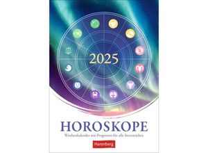 9783840035364 - Horoskope Wochenkalender 2025 - Wochenkalender mit Prognosen für alle Sternzeichen