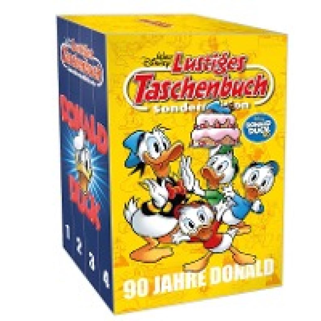 9783841340047 - Disney Lustiges Taschenbuch 90 Jahre Donald (4 Bände im Schuber)