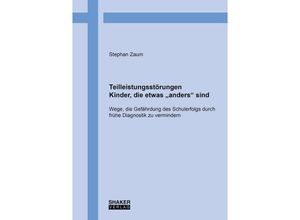 9783844091380 - Teilleistungsstörungen - Kinder die etwas anders sind - Stephan Zaum Taschenbuch