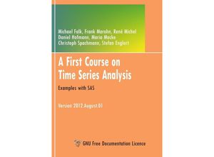 9783844228458 - A First Course on Time Series Analysis - Falk Kartoniert (TB)